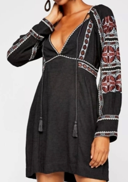 Free People Dresses & Skirts - Free People All My Life Smocked Mini Dress